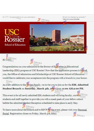 University of Southern California- Doctor of Education in Educational Leadership