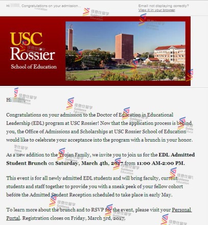University of Southern California- Doctor of Education in Educational Leadership