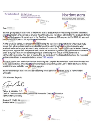 Northwestern University- Master of Electronic Engineering
