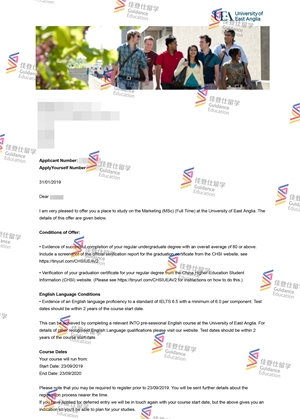 University of East Anglia- Master of Marketing