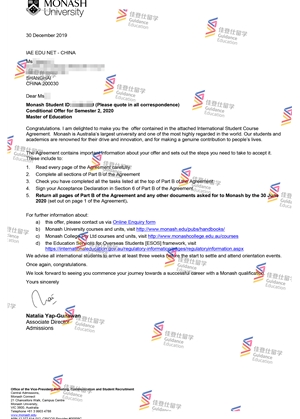 Monash University- Master of Education